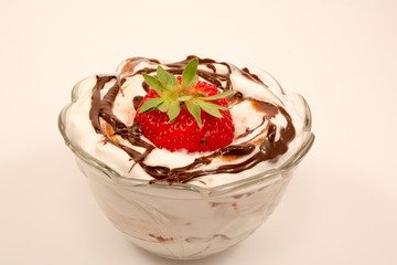 Vanilla, Chocolate and strawberry