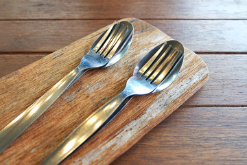 spoon and fork