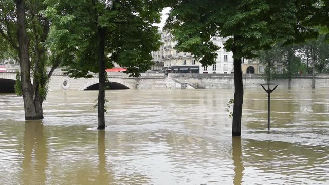 Flooding in Paris. June 2016.