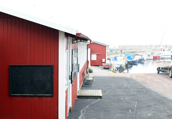 Naklejka premium Haus am Fjord