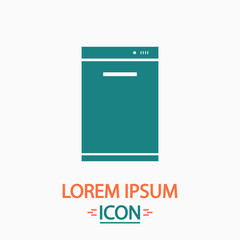 dishwasher computer symbol