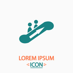 Elevator computer symbol