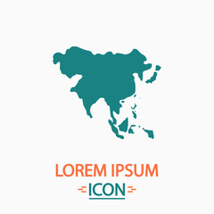 Asia computer symbol