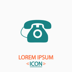 old telephone computer symbol