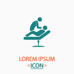 Dental clinic computer symbol