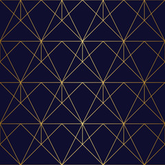 Golden texture. Seamless geometric pattern. Golden background. G