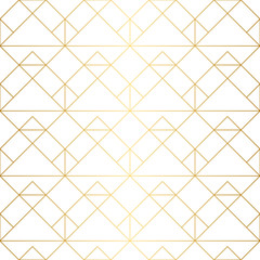 Golden texture. Seamless geometric pattern. Golden background. G