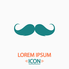 Mustache computer symbol
