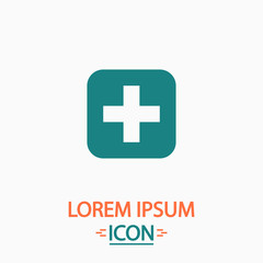 Fototapeta premium Medicine computer symbol