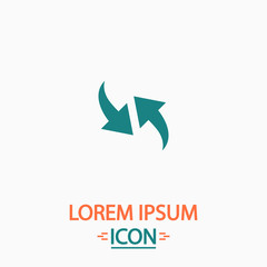 Recycle computer symbol