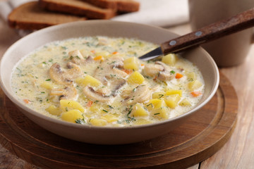 Mushroom soup