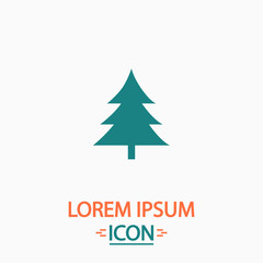 Obraz premium christmas tree computer symbol