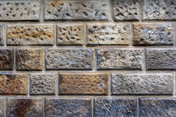 sandstone cladded wall 4