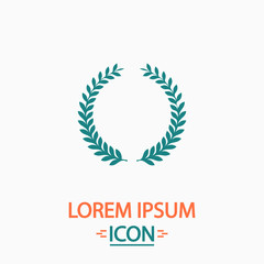 laurel wreath computer symbol