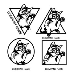 Set of Cat logo