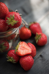 Fresh ripe strawberry