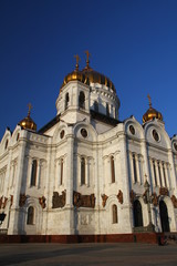 Fototapeta na wymiar Christ the Savior Cathedral. Russia, Moscow