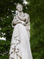 Fototapeta premium statue of Marguerite d'Angoulême