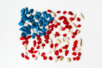 Abstract American flag Background