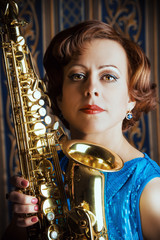 saxophone player