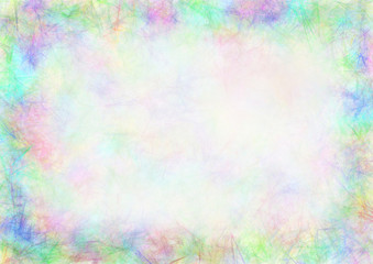 Pastel drawn textured background.Crumpled paper. Template for letter or greeting card. A4 size format. Series of Watercolor, Oil, Pastel, Chalk, Inc Backgrounds and Cards, Blanks and Forms.