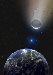 Naklejka premium Planet Earth from space