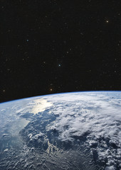 Naklejka na ściany i meble Planet Earth from space
