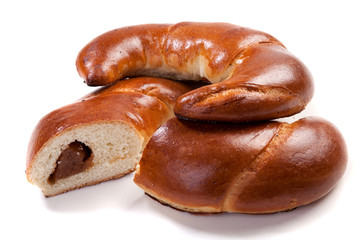 Bagel with jam