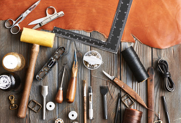 Leather crafting tools