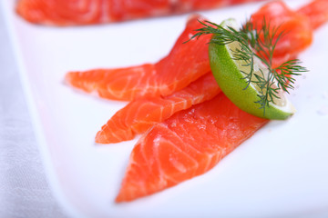 Fresh salmon