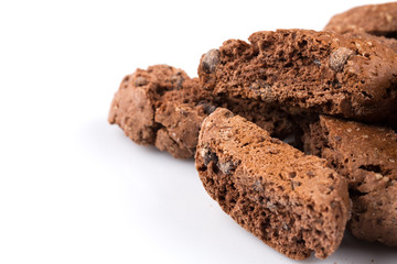 Cantucci with chocolate pieces
