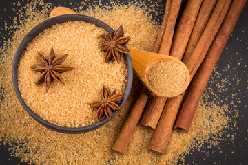 tropical brown sugar, anise, cinnamon