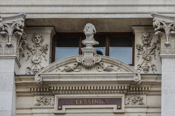 Obraz premium Historic Burgtheater (Imperial Court Theatre). Vienna, Austria.