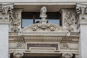 Fototapeta na wymiar Historic Burgtheater (Imperial Court Theatre). Vienna, Austria.