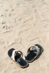 Fototapeta premium sandals and sand