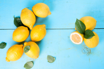 Fresh juicy lemons

