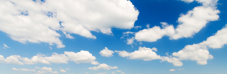 Obraz premium blue sky with cloud closeup