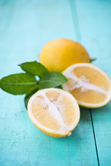 Fresh juicy lemons
