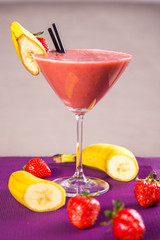 fresh fruit smoothie