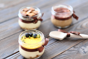 Assorted jar cakes