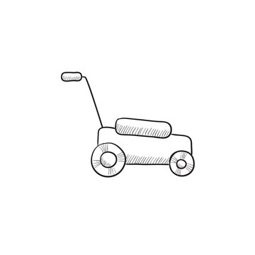 Lawnmover sketch icon