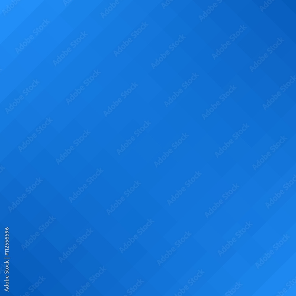 Poster Vector blue geometric mosaic background