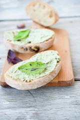Herbs green butter
