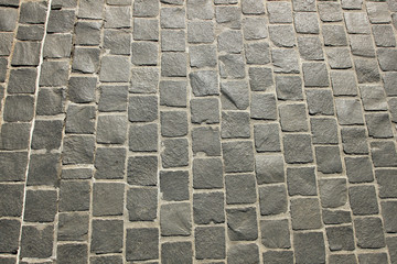 Path of coblestones
