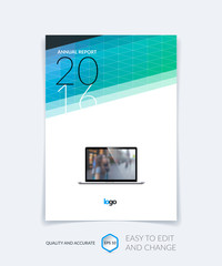 Naklejka premium Brochure template layout, cover design annual report, magazine,