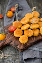 Homemade chicken nuggets
