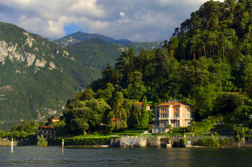 Fototapeta na wymiar Lake Como in Italy, Europe