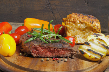 Grilled fillet of beef