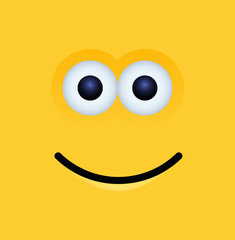 vector modern yellow face background