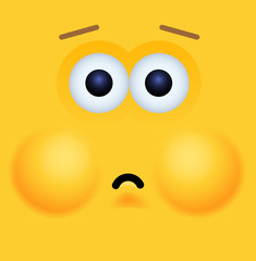 vector modern yellow face background